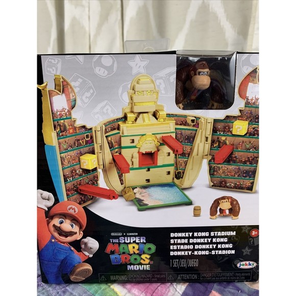 The Super Mario Bros Movie Donkey Kong Stadium Playset With Interactive Pieces - Picture 2 of 6